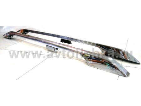 Toyota Land Cruiser Prado 120 (02-09) рейлинги продольные на крышу хромированные, алюминиевые, комплект.