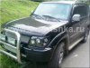 Toyota Land Cruiser Prado 90 (FJ90) (96-02) фары передние черные, со светящимися ободками, комплект 2 шт.