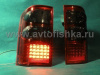 Nissan Patrol GR II Y61 (98-04) фонари задние светодиодные красно-тонированные, комплект 2 шт.