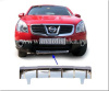 Nissan Qashqai (07-) накладка переднего бампера нижняя хромированная.