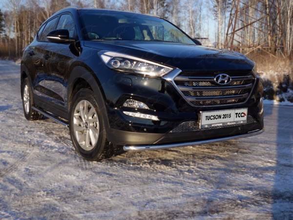 Hyundai Tucson (16–) Защита передняя нижняя 42,4 мм