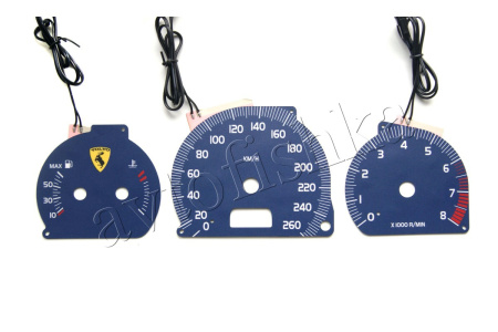 Volvo V70 светодиодные шкалы (циферблаты) на панель приборов