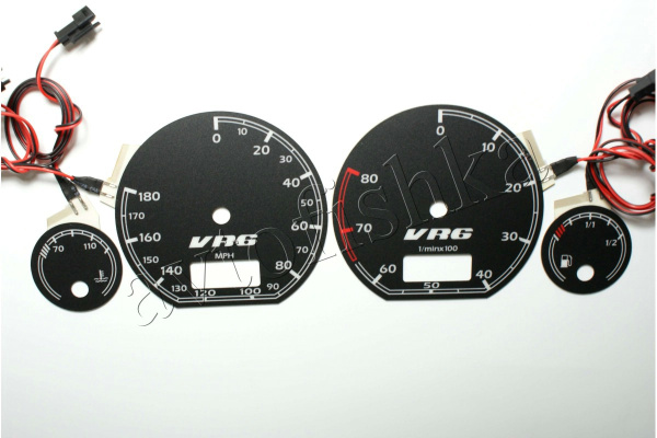Volkswagen Golf MK3 светодиодные шкалы (циферблаты) на панель приборов