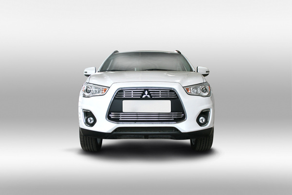 Декоративные элементы решетки радиатора (хром. загл) d16 "Mitsubishi ASX" 2013-, MASX.92.2773