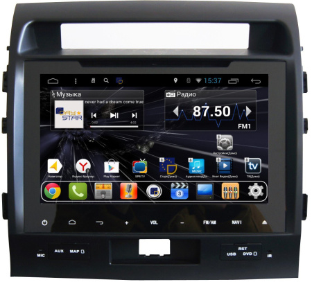 Land Cruiser 200 (08-) штатное головное устройство ANDROID 6.0.1