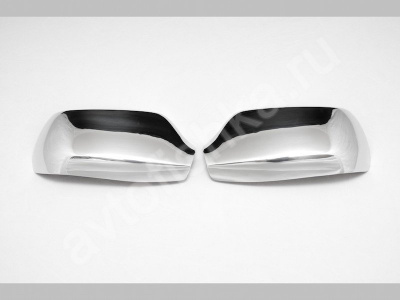 Mazda 2 (2003-2007) накладки на зеркала из нержавеющей стали, 2 шт.