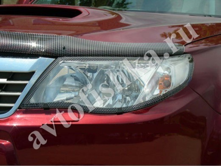 Защита передних фар прозрачная Subaru Forester 2008-2012