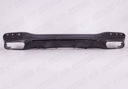 Mercedes-Benz GLE-Klasse W166 2015 - 2018 Диффузор заднего бампера 6.3 AMG черный