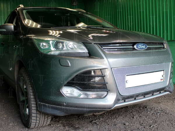 Ford Kuga (13–) Защита радиатора Premium, хром