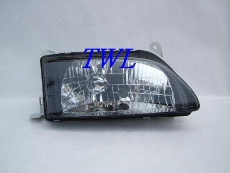 Toyota Corona Premio T21 (97-98) фары передние черные, комплект 2 шт.