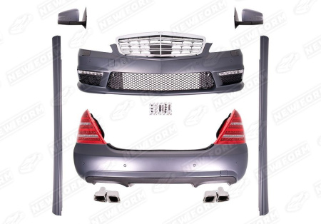 Mercedes-Benz S-Klasse W221 2005 - 2009 Комплект рестайлинга 6.3 AMG