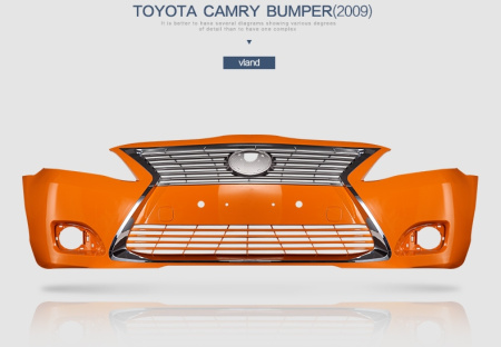 Toyota Camry V40 (09-11) бампер передний в стиле LEXUS