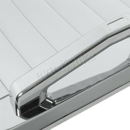 Hummer H3 (2003-) накладки на дефлектор капота и ручки дефлектора, хромированные пластиковые