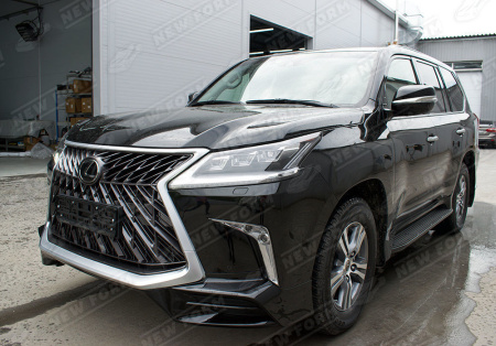 Lexus LX 570 (2 рестайлинг) 2015 - н.в.  Обвес TRD Superior полный комплект черный перламутр