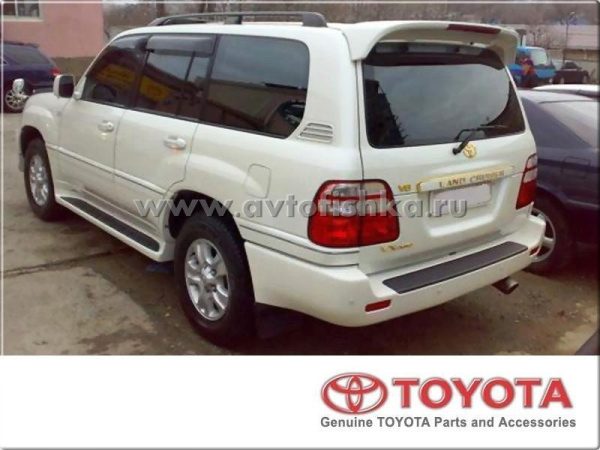 Toyota Land Cruiser 100 (98-07) спойлер задней двери с дополнительным стоп-сигналом, оригинал.