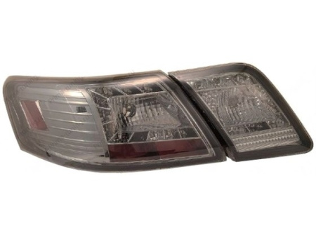 Toyota Camry V40 (2006-2011) задние светодиодные фонари полностью тонированные, комплект 2 шт.