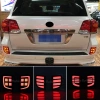 Toyota Land Cruiser 200 (08-) фонари заднего бампера светодиодные красные, комплект 2 шт.