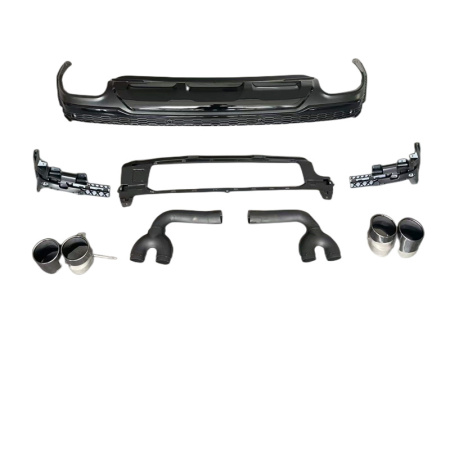 Диффузор SQ7 с насадками для Audi Q7 2020+