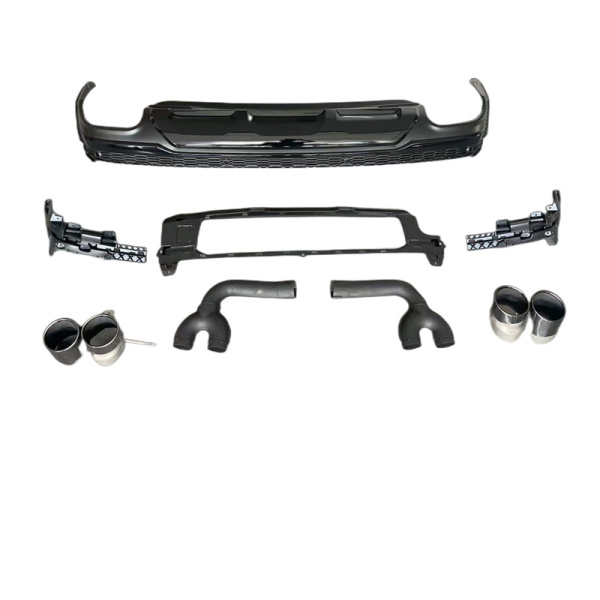 Диффузор SQ7 с насадками для Audi Q7 2020+