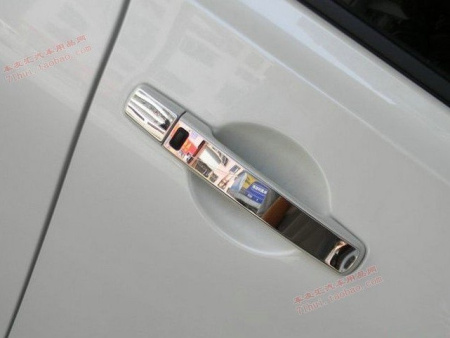 Nissan Qashqai (07-) молдинги на ручки дверей внешние под смарт ключ, нержавеющая сталь, комплект 4 шт.