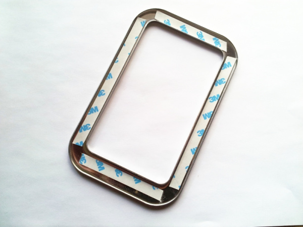 Mercedes W210, W140 декоративная накладка селектора выбора передач коробки автомат (АКПП), хромированная.