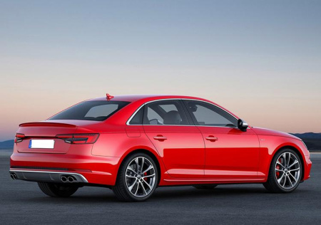 Диффузор S4 для Audi A4 штатная версия 2016-2019