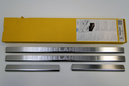 Land Rover Freelander 2 (06-) накладки на внутренние пороги, к-кт 4шт.
