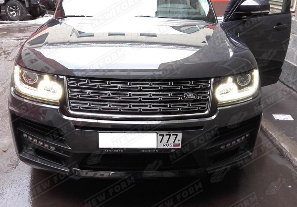 Land Rover Range Rover 4 поколение 2012 - 2017 Решетка радиатора Autobiography черная