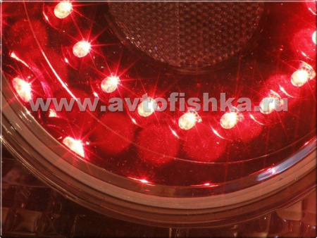 Honda Civic VIII (06-) фонари задние светодиодные тонированные, комплект 2 шт.