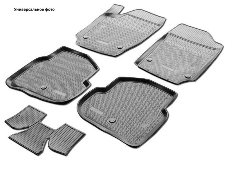 Skoda Superb (15–) Коврики салона (полиуретан), чёрные