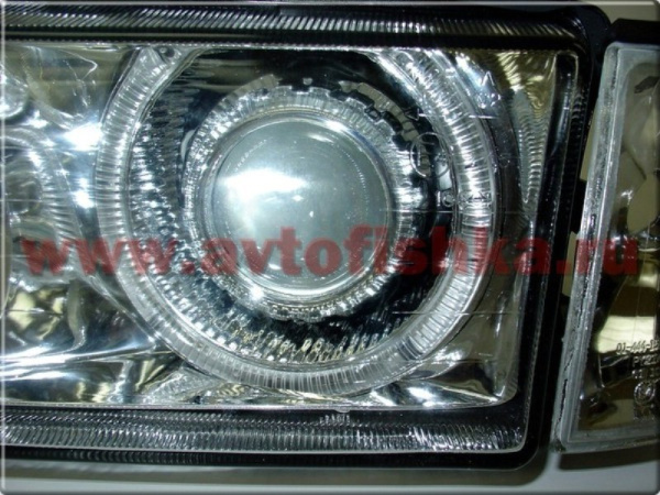 BMW 3 E36 (91-00) 2 дв. купе фары передние хромированные, со светящимися ободками с поворотниками, комплект лев.+ прав.