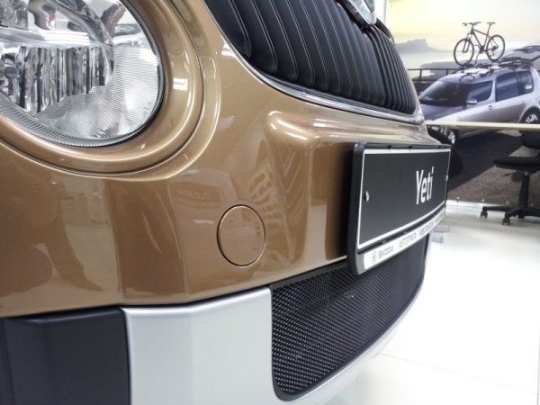 Skoda Yeti (09–13) Защита радиатора, чёрная