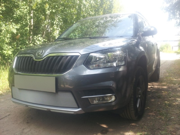 Skoda Yeti (14–) Защита радиатора, хром