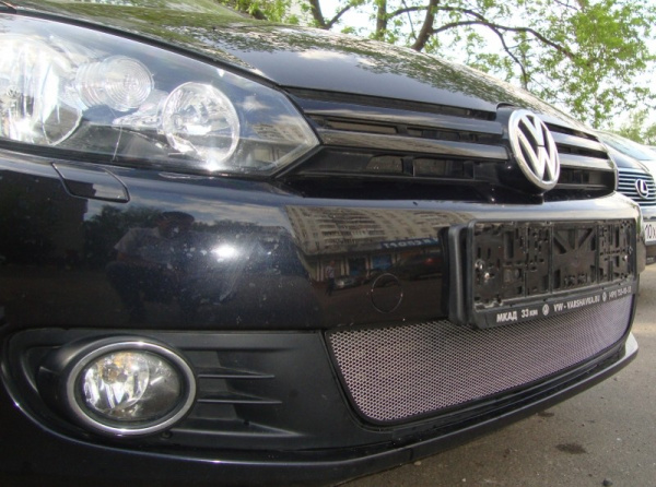 Volkswagen Golf (10–12) Защита радиатора, хром