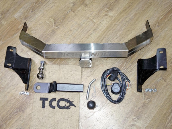 Toyota Highlander (17–) Фаркоп (тягово-сцепное устройство) (оцинкованый)