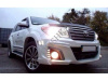 Toyota LAND CRUISER 200 (12-15) Расширители передних арок  WALD под LED-диоды
