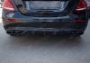 Mercedes-Benz E-Klasse W213 2016 - 2020 Диффузор заднего бампера с нчерными асадками 6.3 AMG