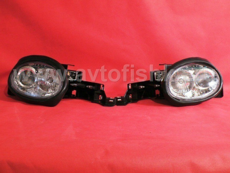 Dodge Neon (95-99) фары передние линзовые хромированные, комплект 2 шт.