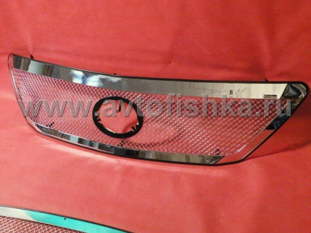 Lexus RX330, RX350, RX400H (03-09) решетки радиатора и бампера из нержавеющей стали, комплект верхняя и нижняя.