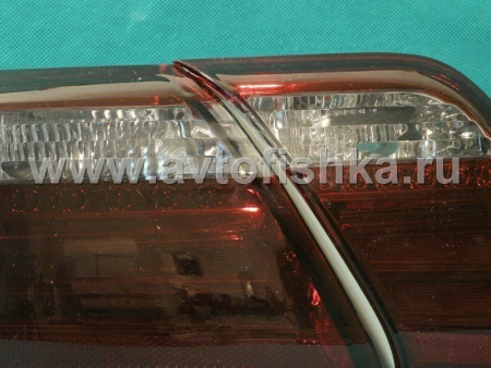 Toyota Camry V40 (2006-2011) фонари задние светодиодные темные красно-тонированные, дизайн Lexus, комплект лев.+прав.