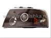Expedition (03-06) фары передние линзовые черные со светящимися ободками, комплект 2 шт.