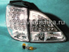 Lexus RX300 (97-03) фонари задние светодиодные хромированные, комплект 2 шт.