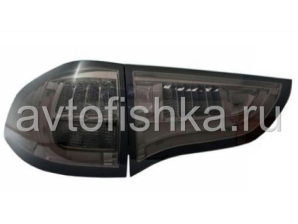Mitsubishi Pajero Sport, Challenger (09-) задние фонари светодиодные тонированные, комплект 2 шт.
