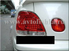 Lexus GS300, GS430 (97-04) фонари задние светодиодные красно-хромированные, комплект лев.+прав.