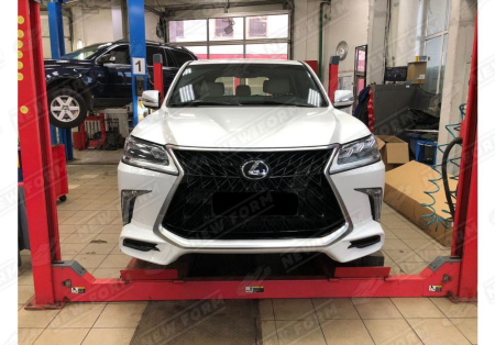 Lexus LX 450d 2015 - н.в. Обвес TRD Superior полный комплект белый перламутр
