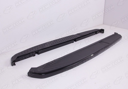 Land Rover Range Rover Sport 1 поколение 2005 - 2009 Пороги черные без кронштейнов