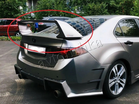Honda Accord 8 (08 – 13) спойлер высокий "MUGEN Style" №2 составной