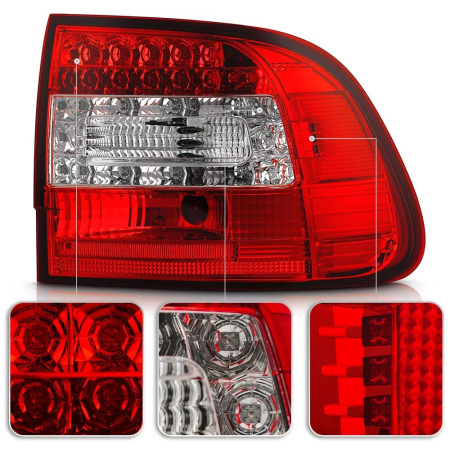 Porsche Cayenne (03-06) фонари задние светодиодные красно-тонированные, комплект 2 шт.