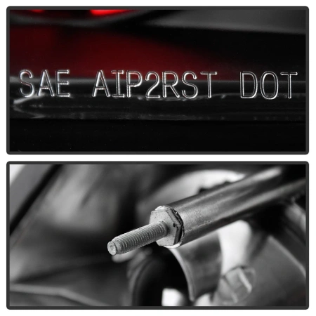 Ford Focus (2000-2004) седан фонари (стопы) задние черные стиль Altezza 