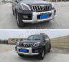 Toyota Land Cruiser Prado 120 (02-09) фары передние черные | светодиодные | бегущими поворотниками